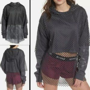 IVY PARK Double Layer Mesh Net Shirt Hoodie